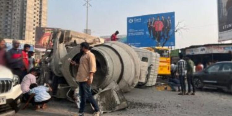 Speeding Dumper Overturns on Two-Wheeler, Two Female Students Killed