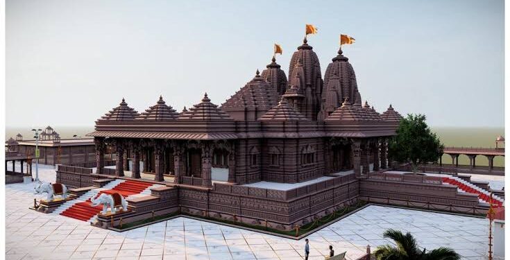 Magnificent Sant Tukaram Maharaj Temple Takes Shape at Bhandara Hill