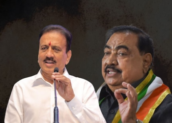 Girish Mahajan Challenges Khadse Show Proof of Relationship with Female IAS Officer I Will Quit Politics