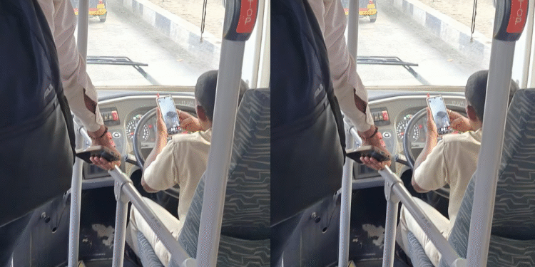 PMPML Driver Spotted Using Phone While Driving Sparks Outrage on Social Media