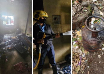 Massive Fire in Aundhs Junawane Residency Leaves One Critically Injured