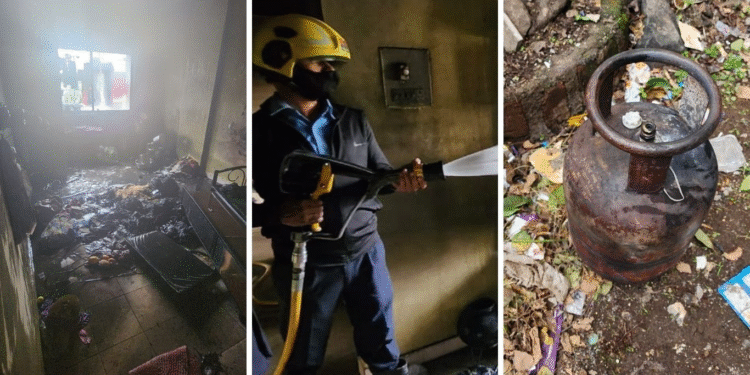 Massive Fire in Aundhs Junawane Residency Leaves One Critically Injured