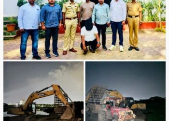 ₹35.4 Lakh Worth Machinery Seized in Illegal Sand Mining Crackdown Near Pune History-Sheeter Nabbed