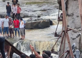 Iron Bridge Collapse in Maval Pune Sweeps Away Over 50 Tourists Rescue Operations Underway