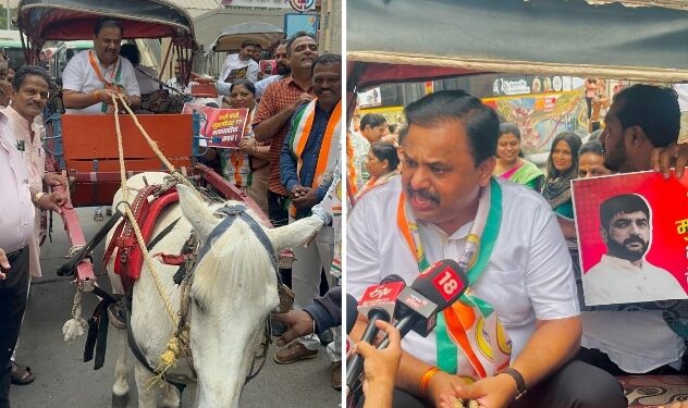 NCP (Sharad Pawar Faction) Stages Stir at PMC Against PMPML Fare Hike