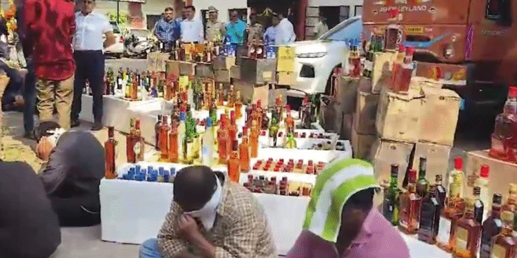Liquor Worth ₹1.15 Crore Smuggled from Goa Seized by Pune Excise Department