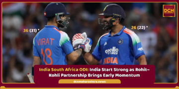 India South Africa ODI Rohit Sharma Virat Kohli half century partnership
