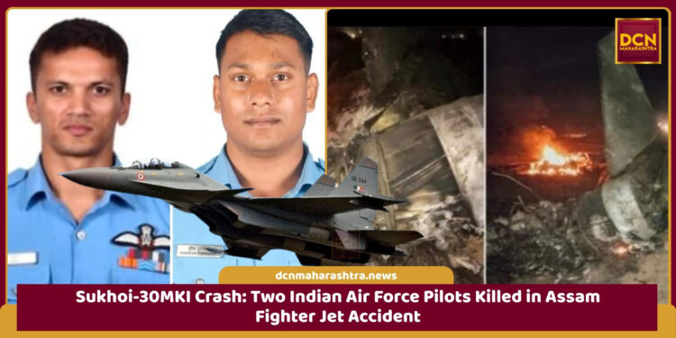 Sukhoi-30MKI crash site in Assam after Indian Air Force fighter jet accident