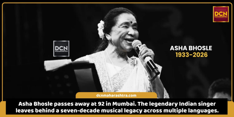 Asha Bhosle legendary Indian singer tribute after her passing in Mumbai